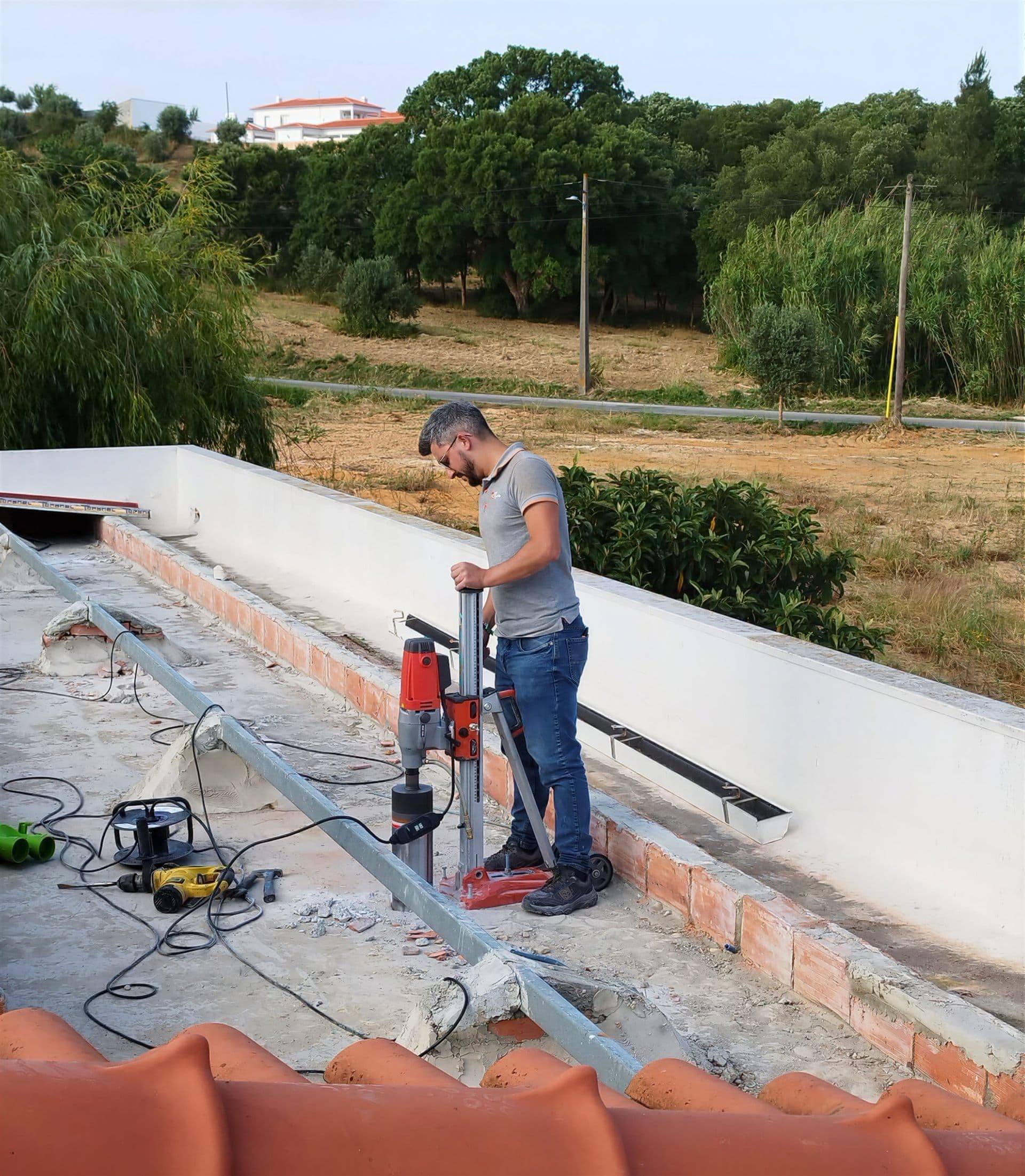 Técnico da Com.Técnica em obra